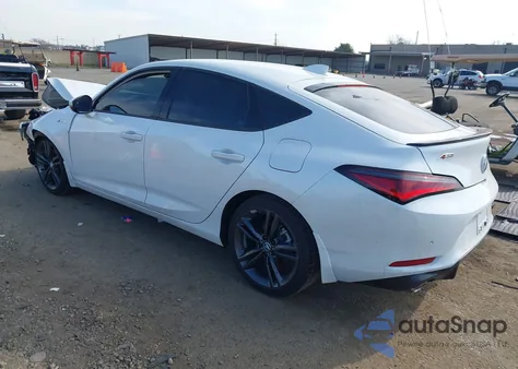 2025 Acura Integra A-Spec Technology из США, поврежденный, VIN 19UDE4H60SA001781